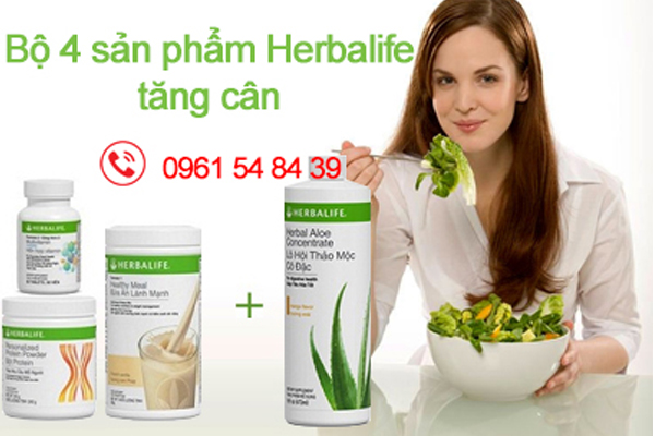 Cách pha sữa herbalife tăng cân