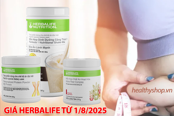 Giá sản phẩm Herbalife cập nhật mới nhất 8/2025