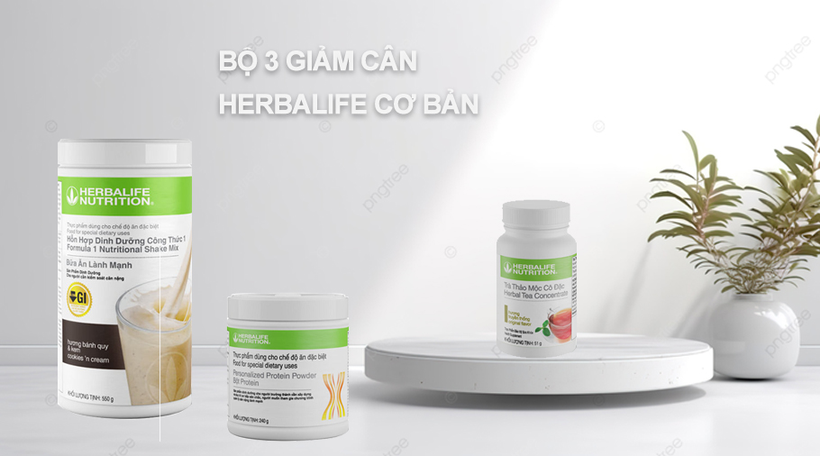 Bộ 3 giảm cân Herbalife cơ bản